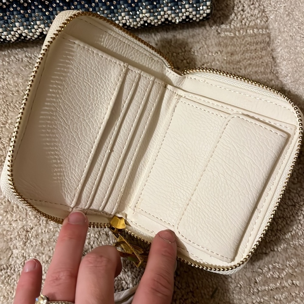 Mini wallet keychain white with camo T - Picture 3 of 4